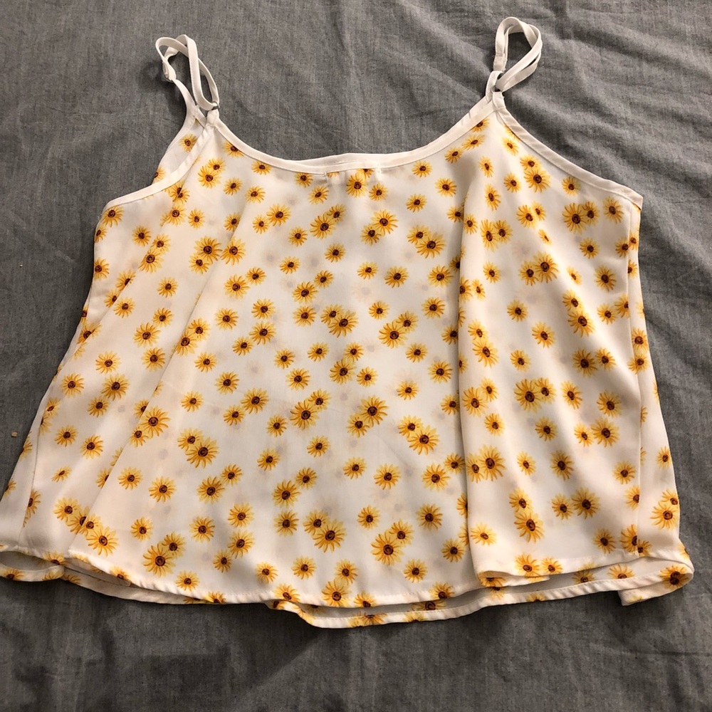 White Sunflower Shirt